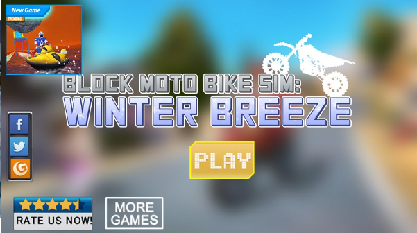 Ħж΢(Blocky Moto Bike SIM: Winter Bre)