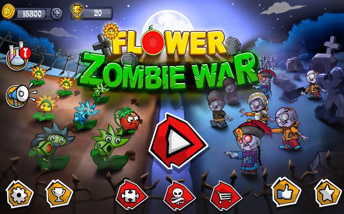 ܽʬս޽Ұ(Flower Zombie War)