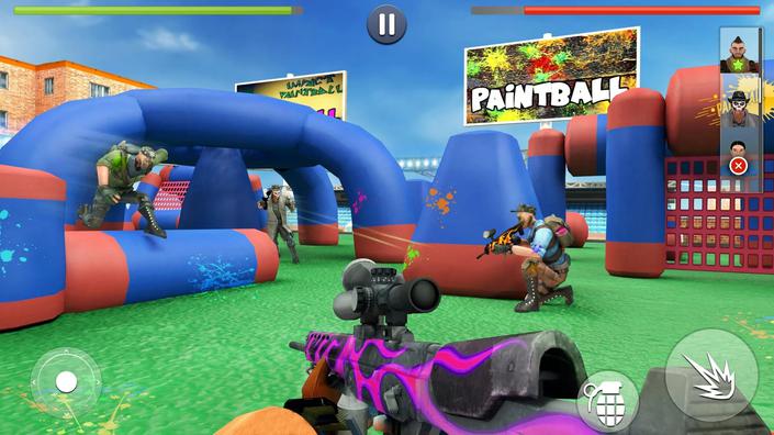 ʵս½ս޽ʯ(Paintball Shooting Games 3D)